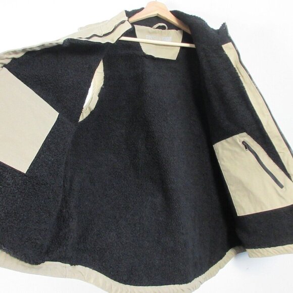 Fin Tech Men's XL Tan Full Zip Heavy-Duty Canvas Vest Multipocketed Lined 850 - Picture 6 of 11